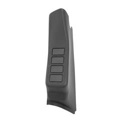 Rocker Switch Housing, Pillar Mount, Plastic, Black, Left Hand Drive, Jeep, Each
