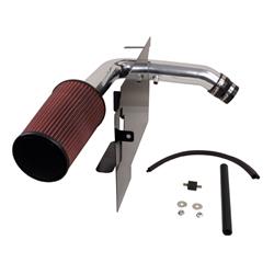 Air Intake, Polished Aluminum Tube, Red Filter, Jeep, 2.4L, L4, Kit