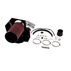 Air Intake, Polished Aluminum Tube, Red Filter, Jeep, 3.6L, Kit