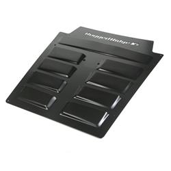 Hood Vent Insert, Steel, Black Finish, Jeep, JK, Each