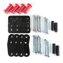 Leaf Spring Shackles and Hangers HD Leaf Spring Shackle Kit; 87-95 Wrangler YJ