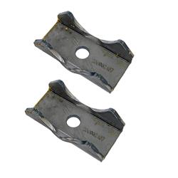 Leaf Spring Mounts, Steel, 2.0 in. Width, 3.00 in. Axle Diameter, Pair