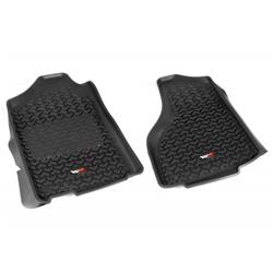 Floor Mats, All-Terrain Floor Liners, Front Seat, Thermoplastic, Black, Ram, Pair