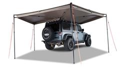 Awnings, Batwing, Black, Portable, Right Side, Each