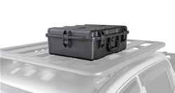 Cargo Holder, Cargo Case, Rack Mounted Storage, 48 Liters, Polypropylene, Black, Each