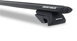 Roof Rack Kit, Vortex SX Black 2 Bar, Porsche Cayenne 958 (Incl. Hybrid) 4Dr SUV With Roof Rails 11 To 18