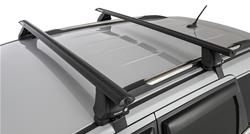 Roof Rack Kit, Vortex 2500 Black 2 Bar, Jeep Grand Cherokee Wk2 4Dr SUV With Plastic Black Flush Rails 11 To 21