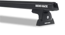 Roof Rack Kit, Heavy Duty 2500 Black 2 Bar, Ford Excursion 4Dr SUV With Factory Tracks 00 To 05