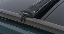 Roof Rack Kit, Vortex Stealthbar Black 2 Bar, Ford Expedition 4Dr SUV With Roof Rails 07 To 17