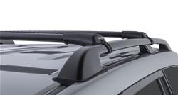 Roof Rack Kit, Vortex Stealthbar Black 2 Bar, Chevrolet Avalanche 4Dr Pick Up With Roof Rails 07 To 13