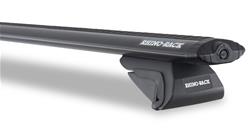 Roof Rack Kit, Vortex SX Black 2 Bar, Nissan Frontier D40 4Dr Pick Up Crew Cab (With Roof Rails) 05 To 21