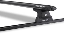 Roof Rack Kit, Vortex RLT600 Trackmount Black 2 Bar, Ford F250 4Dr Pick Up Crew Cab 08 To 16