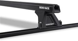 Roof Rack Kit, Heavy Duty RLTF Trackmount Black 2 Bar, Toyota Previa 5Dr Wagon (Excl. Sun Roof) 91 To 97