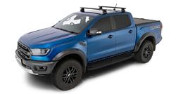 Roof Rack Kit, Vortex 2500 Black 2 Bar, Ford Ranger Gen 4 4Dr Pick Up Supercrew 19 To 22