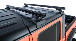 Roof Rack Kit, Heavy Duty 2500 Black 2 Bar, Jeep Gladiator Jt 4Dr Pick Up 20 To 22