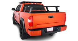 Truck Bed Rack, Reconn-Deck, 2 NS Bars, Aluminum, Black Powdercoated, Toyota, Kit