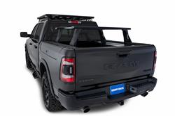 Truck Bed Rack, Reconn-Deck, 2 NS Bars, Aluminum, Black Powdercoated, Ram, Kit