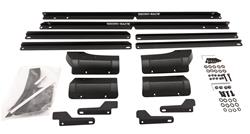 Roof Rack Kit, Vortex RCL Black 2 Bar Rhino-Rack Backbone, Jeep Wrangler Jk 2Dr SUV Hard Top 07 To 18