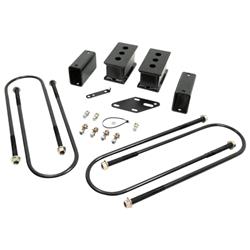 Suspension Blocks, Rear Block Kits, 3.00 in., Includes Blocks, Bump Stop Extensions, U-Bolts, Hardware, Ram, Kit