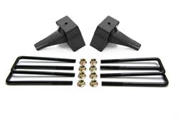 Lift Blocks/U-Bolts, 4 in. Lift, Iron, Ford, Kit