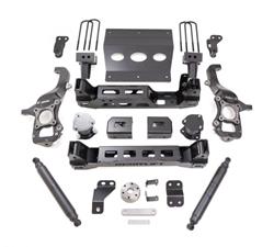 Suspension Lift Kit, 6.00 in., Front Knuckles, Rear Leaf Spring Block, SST3000 Rear Shocks, Ford, Kit