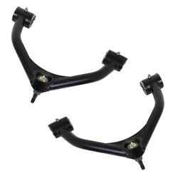 Control Arms, Tubular, Upper, Black Powdercoated, Chevy/GMC, Silverado/Sierra, 7-8 in. Lift Only, Pair