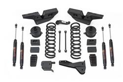 Suspension Lift Kit, Leveling, Front and Rear, SST3000 Shocks, Ram, Kit