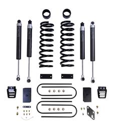 Suspension Lift Kit, Front and Rear, 3 in. Lift, Front and Rear Shocks, Coil Spring for Front, Leaf Spring Block for Rear, Dually, RAM, Kit