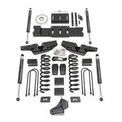 Suspension Lift Kit, Front and Rear, 6 in. Front Lift/5 in. Rear Lift, Front and Rear Shocks, RAM, Kit