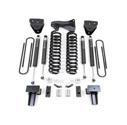 Suspension Lift Kit, 4.00 in., Includes Coil Springs, Leaf Spring Blocks, Falcon 1.1 Shocks, Brackets, Hardware, Ford, Kit