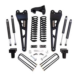 Suspension Lift, 4.00 in., Front Coil Springs, Rear Spring Spacers, Falcon Shocks, Radius Arms, Brackets, Hardware, Ford, Kit