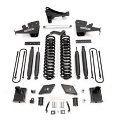 Suspension Lift Kit, 7.00 in., Includes Coil Springs, Leaf Spring Blocks, SST3000 Shocks, Brackets, Hardware, Ford, Kit