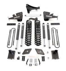 Suspension Lift Kit, 7.00 in., Includes Coil Springs, Leaf Spring Blocks, Falcon 1.1 Shocks, Brackets, Hardware, Ford, Kit