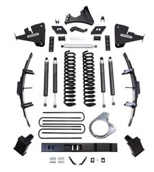 Suspension Lift Kit, 8.00 in., Crossmember, Front Springs, Add-A-Leaf, Brackets, Radius Drop, Blocks, Shocks, Ford, F-250/350 Super Duty, Diesel, Kit