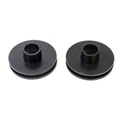 Coil Spring Spacers, Rear Only, Steel, Natural, 1.00 in. Thick, Ram, Pair