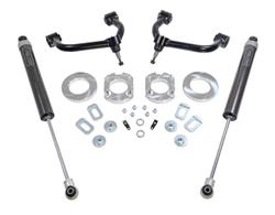 Suspension Lift Leveling, 3.00 in., Front Coil Springs Spacers, Control Arms, Falcon Shocks, Hardware, Ford, Kit