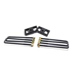 2011-16 GM/CHEVY HD 2500 2WD/4WD - 1.0in. TALL OEM STYLE REAR BLOCK KIT. . CAST CONSTRUCTION WITH PRE CUT E-CO