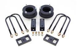 Suspension Lift, Spacers/Leaf Spring Blocks, 3.0 in. Front, 1.0 in. Rear, Dodge, Ram, Kit