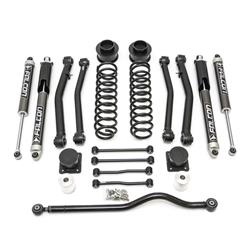 Suspension Lift Kit, Terrain Flex Lift, 4.0 in. Front/ 3.0 in. Rear, Falcon 2.1 Shocks, Jeep, JT, Kit