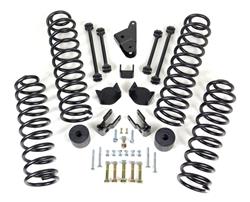 Suspension Lift, Coil Springs, 4.0 in. Front, 3.0 in. Rear, Jeep, Kit