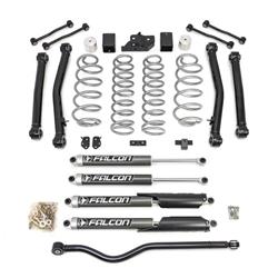 Suspension Lift, Terrain Flex 4, Coil Spring, Control Arms, 3.5-4.5 in Front, 3-4 in. Rear, Falocn 2.1 Shocks, Jeep, Kit