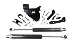 Steering Stabilizer, Dual, Inline, Falcon, Zinc Plated, Ram, 2500/3500 HD, 4WD, Kit