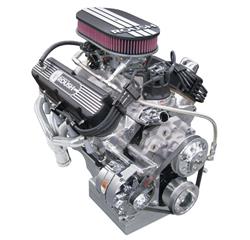 Crate Engine, Small Block, 410 HP, Long Block, Assembled, Backdraft Roadster, Aluminum Heads, Carbureted, Ford, Each