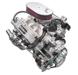 Crate Engine, Small Block Tall Deck, 480 HP, Long Block, Assembled, Aluminum Heads, Fuel Injected, Ford, Each