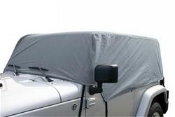 Cab Cover, Breathable 3-Layer, Polypropylene, Gray, Jeep, Each