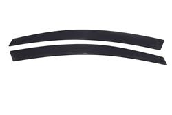 Side Window Visors, Ventvisors, Low-Profile, 3M Tape, ABS Plastic, Matte Black, Jeep, Pair