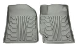 Floor Mats, Catch-It Floor Protectors, Front Seat, Vinyl, Gray, Catch-It Logo, Jeep, Pair