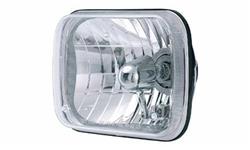 Headlight, Halogen Conversion, Rectangular, H4, Chevy, Chrysler, Ford, GMC, Nissan, Toyota, Volkswagen, Each