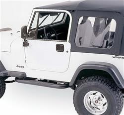 Soft Top, Replacement Top, Vinyl, Black Diamond, Tinted Windows, Jeep, Each