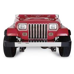 Grille Insert, Main Grille, Plastic, Chrome, Jeep, Each